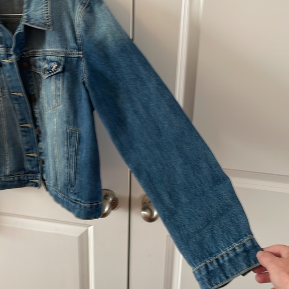 Carly Jean Los Angeles fletcher medium wash denim jacket women’s size XL - Picture 5 of 9